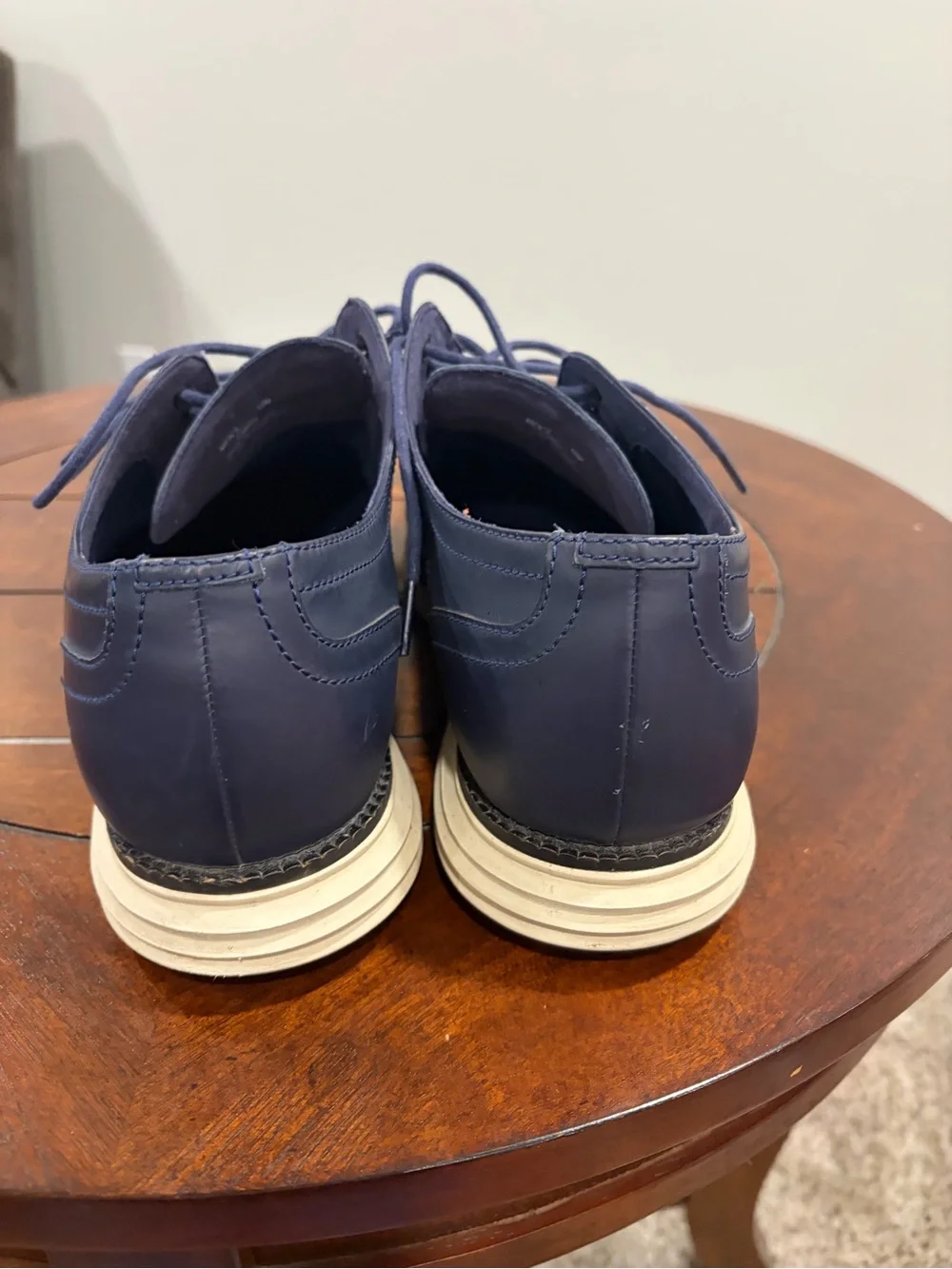Cole Haan Original Grand Wingtip Oxford Navy Leather Shoes Men’s 10M C30024